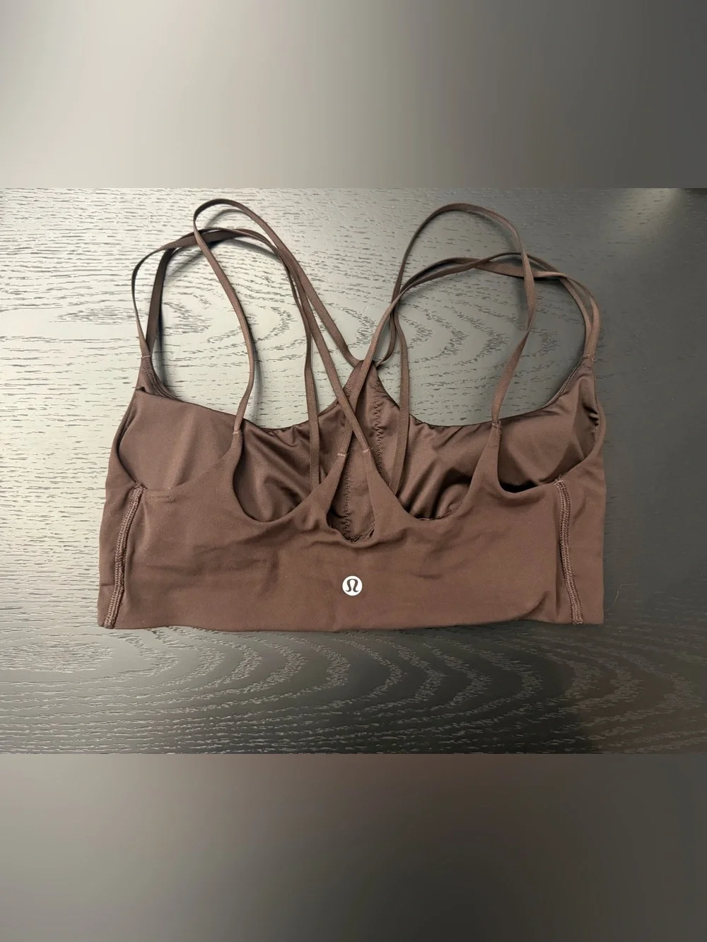 Lululemon brown square dot sport bra size 8